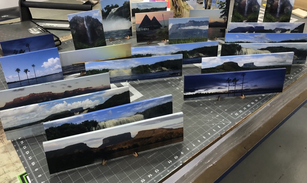 Paisajes de Venezuela impresos en distintos formatos
